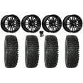thumbnail image 1 of MSA Rogue 15" Wheels Black 32" RC500 Tires Can-Am Maverick X3 / Honda Pioneer 1000 / Talon, 1 of 4