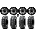 thumbnail image 1 of MSA Rogue 15" Wheels Black 37" RocScraper Tires Can-Am Commander Maverick Renegade Outlander Defender, 1 of 4