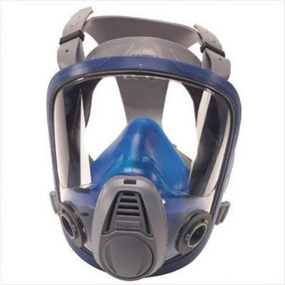 MSA Safety 10031341 Advantage 3200 Full-Facepiece Respirator with European Head Harness, Large