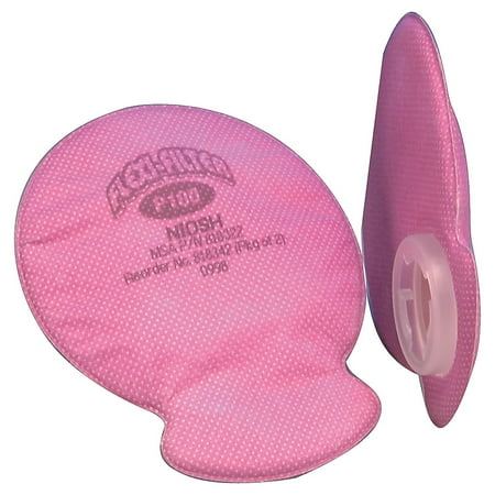 MSA Safety Flexi-Filter Advantage Respirator Pads P100 Ozone Removal 2/PK 454-818343