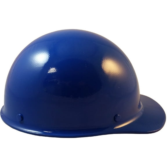 MSA Skullgard Cap Style Hard Hat With Ratchet Suspension Custom Blue Color