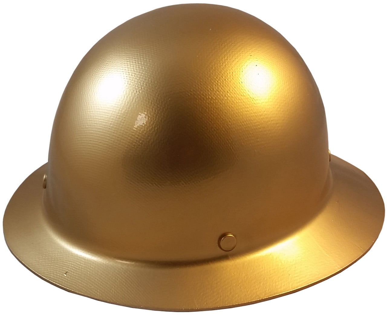 MSA Skullgard Full Brim Hard Hat with FasTrac III Ratchet Suspension - Gold