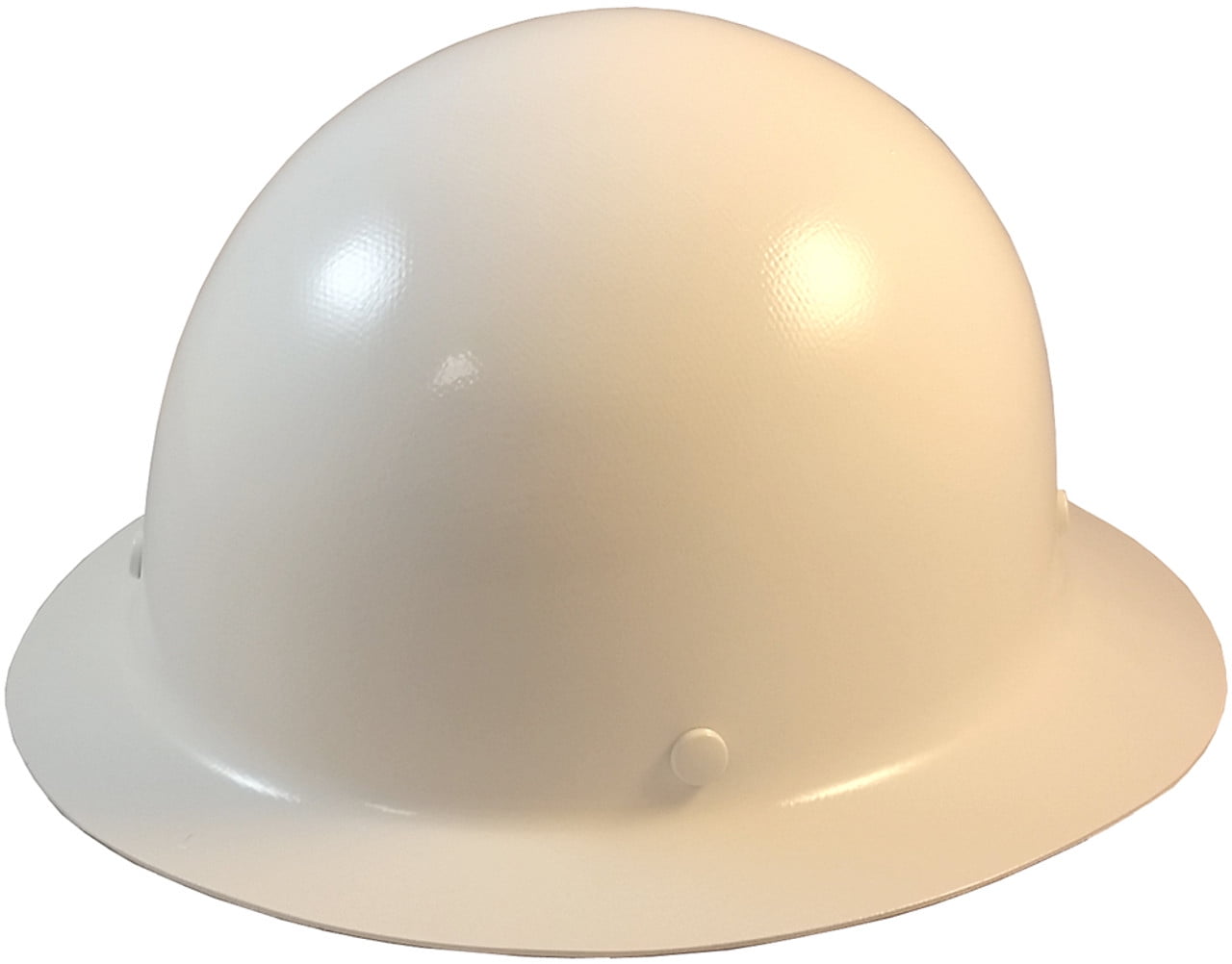 MSA Skullgard Full Brim Hard Hat with FasTrac III Ratchet Suspension - White