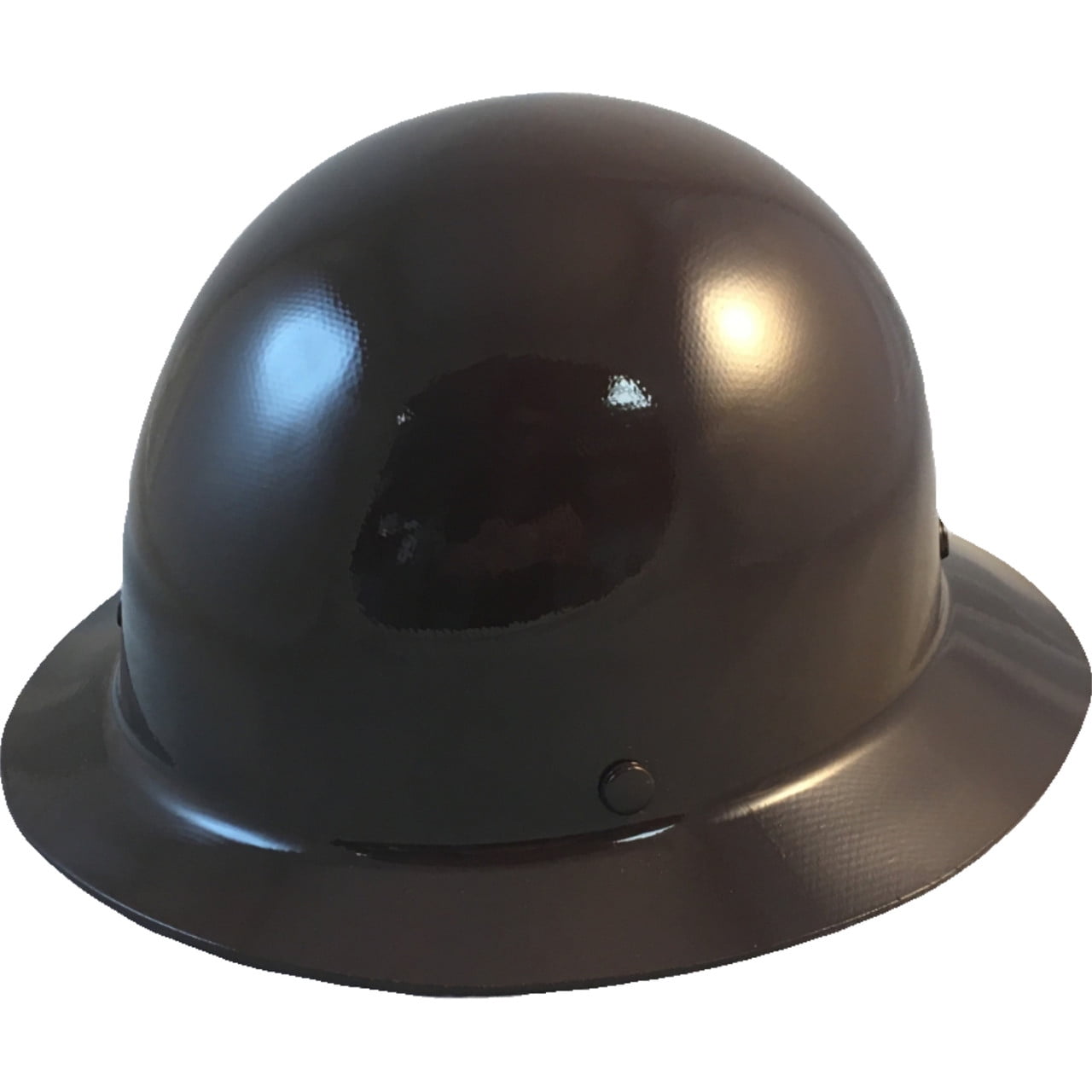 MSA Skullgard Full Brim Hard Hat with STAZ ON Suspension - Brown