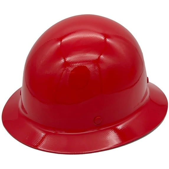 MSA Skullgard Full Brim Hard Hat with STAZ ON Suspension - Red