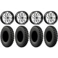 thumbnail image 1 of MSA Sniper 22" Wheels Gunmetal 35" MotoRally Tires Sportsman RZR Ranger, 1 of 4