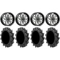 thumbnail image 1 of MSA Sniper 24" Wheels Milled 42" MotoHavok Tires Sportsman RZR Ranger, 1 of 4