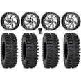 thumbnail image 1 of MSA Switch 18" Wheels Machined 35" XT400 Tires Sportsman RZR Ranger, 1 of 4