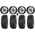 thumbnail image 1 of MSA Switch 18" Wheels Machined 37" Roctane T4 Tires Sportsman RZR Ranger, 1 of 4