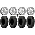 thumbnail image 1 of MSA Switch 18" Wheels Titanium 40" MotoCrusher Tires Can-Am Maverick X3 / Honda Pioneer 1000 / Talon, 1 of 4