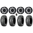 thumbnail image 1 of MSA ThunderLips 14" Wheels Black 28" BigHorn Tires Sportsman 550 850 1000, 1 of 4