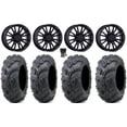 thumbnail image 1 of MSA ThunderLips 14" Wheels Black 28" Zilla Tires Sportsman 550 850 1000, 1 of 4