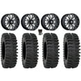 thumbnail image 1 of MSA ThunderLips 14" Wheels Machined 32" XT400 Tires Kawasaki Teryx Mule, 1 of 4