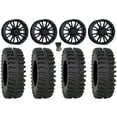 thumbnail image 1 of MSA ThunderLips 20" Wheels Bk 33" XT400 Tires Polaris RZR Turbo R & Pro R Ranger 1500 Xpedition, 1 of 4