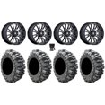 thumbnail image 1 of MSA ThunderLips 20" Wheels Machined 35" Bogger Tires Sportsman RZR Ranger, 1 of 4