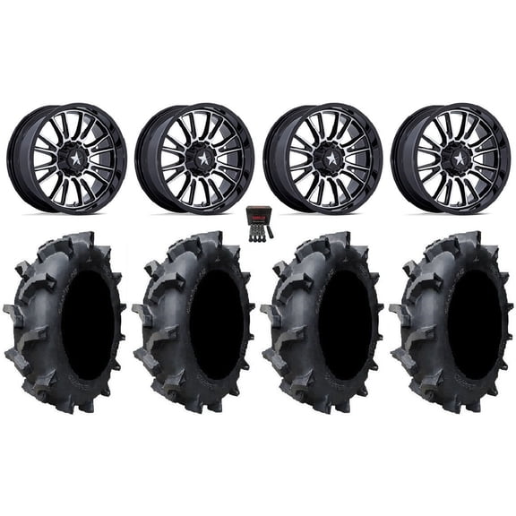 MSA ThunderLips 20" Wheels Mh 35" Interforce 628 Tires Sportsman RZR Ranger