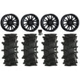 thumbnail image 1 of MSA ThunderLips 24" Wheels Black 40" Outlaw Max Tires Sportsman RZR Ranger, 1 of 4