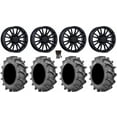thumbnail image 1 of MSA ThunderLips 24" Wheels Black 42x9.5 BKT 171 Tires Sportsman RZR Ranger, 1 of 4