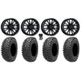 thumbnail image 1 of MSA Thunderlips 15" Wheels Black 32" Rampage Fury Tires Polaris RZR Turbo R & Pro R Ranger 1500 Xpedition, 1 of 4