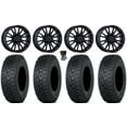 thumbnail image 1 of MSA Thunderlips 15" Wheels Black 35" Tenacity XNR Tires Polaris RZR Turbo R & Pro R Ranger 1500 Xpedition, 1 of 4