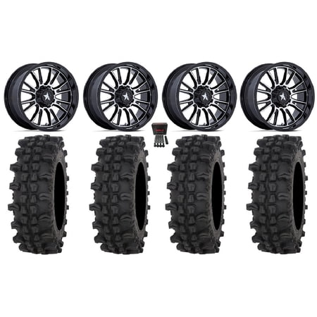 MSA Thunderlips 15" Wheels Machined 32" ACP Tires Polaris RZR Turbo R & Pro R Ranger 1500 Xpedition