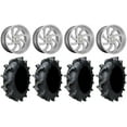 thumbnail image 1 of MSA Titanium Switch 20" ATV Wheels 35" Interforce 628 Tires Sportsman RZR Ranger, 1 of 4