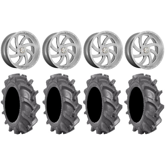 MSA Titanium Switch 20" Wheels 33" BKT AT 171 Tires Can-Am Commander Maverick Renegade Outlander Defender