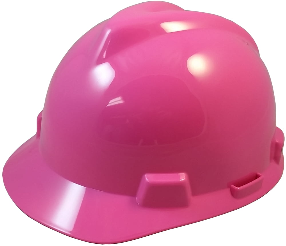 MSA V-Gard Full Brim Hard Hat With FasTrac III Suspension – Class E, Type I, Includes Tote Bag