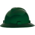 thumbnail image 1 of MSA V-Gard Slotted Hat Hardhat w/ Fas-Trac Suspension, Green (10 Units), 1 of 1