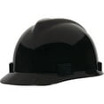 thumbnail image 1 of MSA V-Gard Standard Slotted Hardhat Cap w/ Fas-Trac Suspension, Black (10 Units), 1 of 1