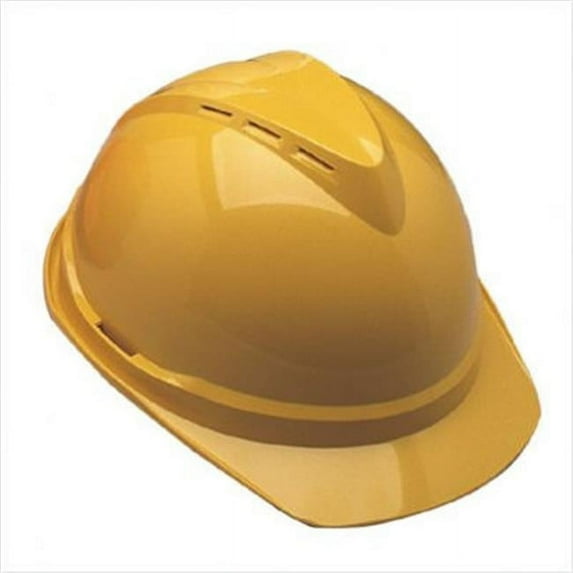 MSA V-Gard Vented Hardcap - Yellow