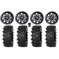 thumbnail image 1 of MSA Vibe 14" Wheels Black 28" Outlaw M/T Tires Honda Pioneer, 1 of 4