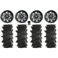thumbnail image 1 of MSA Vibe 14" Wheels Black 28" Outlaw Max Tires Sportsman RZR Ranger, 1 of 4