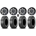 thumbnail image 1 of MSA Vibe 14" Wheels Black 30" Predator Tires Kawasaki Teryx Mule, 1 of 4