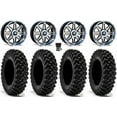 thumbnail image 1 of MSA Vibe 14" Wheels Dark Tint 28" Warrior XT Tires Sportsman RZR Ranger, 1 of 4