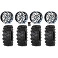 thumbnail image 1 of MSA Vibe 14" Wheels Dark Tint 30" Outlaw M/T Tires Sportsman RZR Ranger, 1 of 4