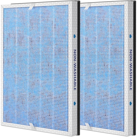 MSA3 Replacement Filter Compatible with Membrane Solutions MSA3/MSA3S Air Purifier Upgraded3-in-1 2-Pack - Standard Version