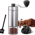 thumbnail image 1 of MSAS Manual Coffee Grinder – 40 External Adjustable Settings Ceramic Burr, Portable Stainless Steel Hand Mill for Travel & Espresso, 1 of 9