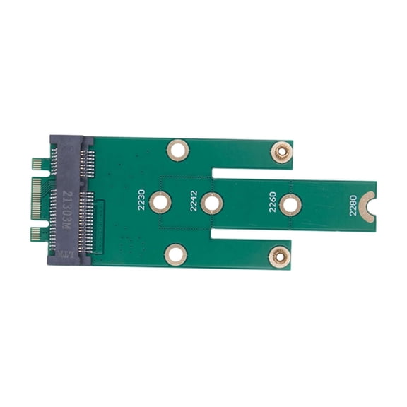 MSATA to M.2 Adapters Convert Card M.2 MSATA Male to M.2 Adapter Suitable for 2230 2242 2260 2280 SSD