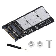 MSATA to SATAs Adapter mSATA 7Pin SATAs Converters Card Full-high Half-size for 2.5" 3.5" HDDs