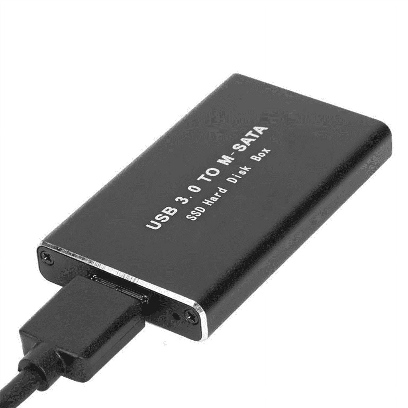 MSATA to USB SSD Enclosure External Hard Drive Disk Box