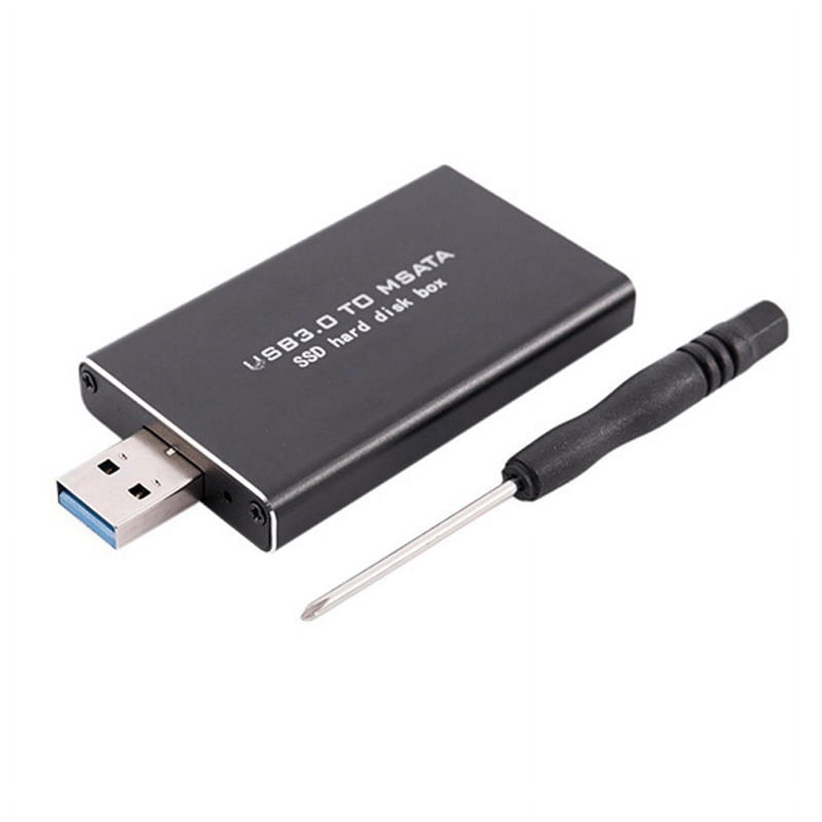 MSATA to USB 3.0 SSD Enclosure USB3.0 Case Hard Disk Adapter M2 External HDD Box
