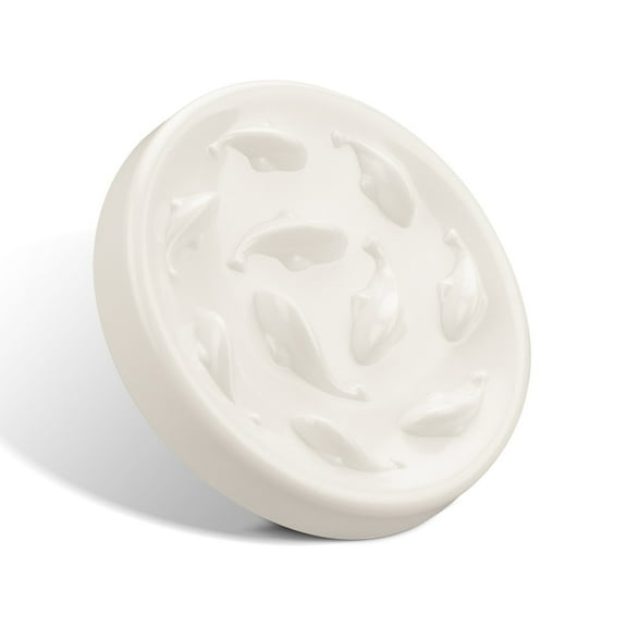 MSBC Large Melamine Slow Feeder Bowl for Dogs and Cats, Single Piece