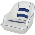 thumbnail image 1 of MSC Captain Seat, Sports Seats, Bucket Seats, White/Blue, 1 of 4
