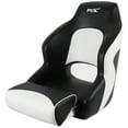 thumbnail image 1 of MSC Captain Seat, Sports Seats, Bucket Seats, with Flip up Bolster, Black/White, 1 of 5