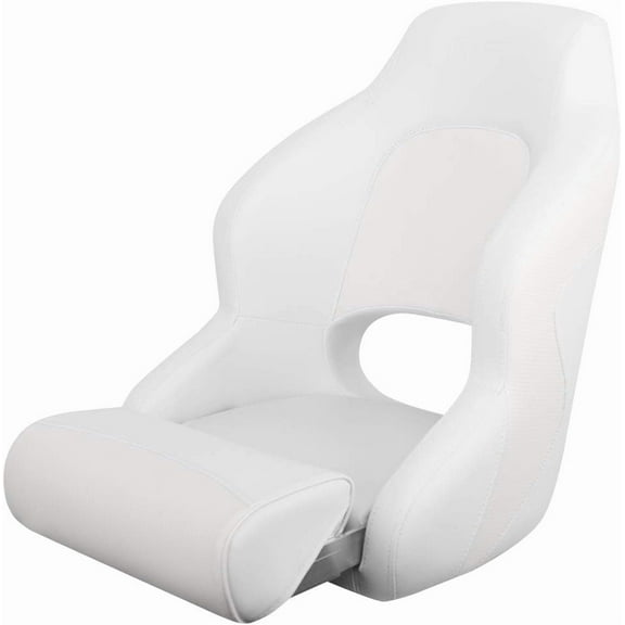 MSC Captain Seat, Sports Seats, Bucket Seats, with Flip up Bolster, Black/White