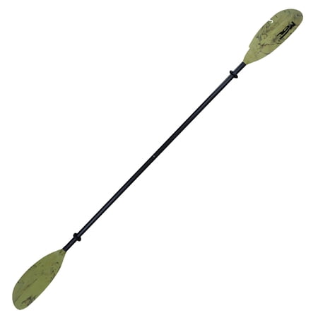 MSC Fishing Kayak Paddle,Color Available Olive,Tan 2-Piece,Measurement Scale, (Olive, 95 inches)