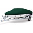 thumbnail image 1 of MSC Heavy Duty Oxford Ployester Made Trailerable Boat Cover,Fits V-Hull,Tri-Hull, Runabout Boat Cover (Model I - Length 24'-26' Beam Width: up to 108", Forest Green), 1 of 11