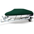 thumbnail image 1 of MSC Heavy duty Waterproof Boat Cover, Fits boats 20'-22'L x 100"W, V-Hull Fishing Ski Boat Pro Bass Inboard Outboard Trailerable Boat Covers , Forest Green, 1 of 5
