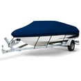 thumbnail image 1 of MSC Heavy duty Waterproof Boat Cover, Fits boats 20'-22'L x 100"W, V-Hull Fishing Ski Boat Pro Bass Inboard Outboard Trailerable Boat Covers , Navy Blue, 1 of 5